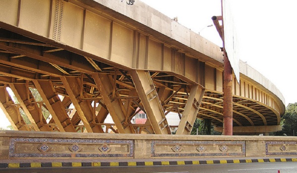 Clifton Flyover, Karachi — steel structure protected with NICO Zinc Rich coating